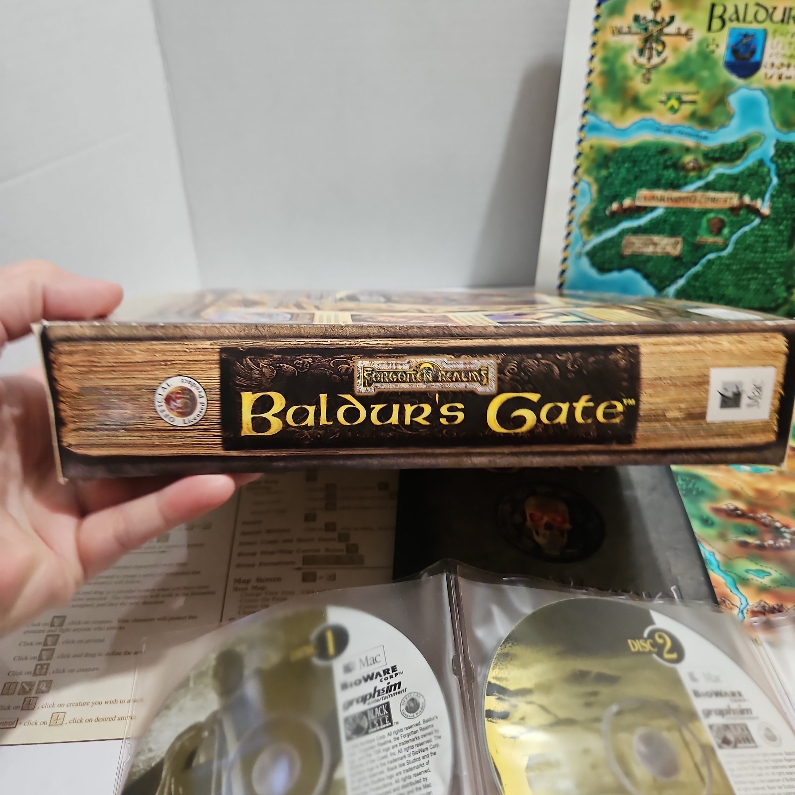 Baldur’s Gate Big Box PC 1998 Forgotten Realms Mac Complete