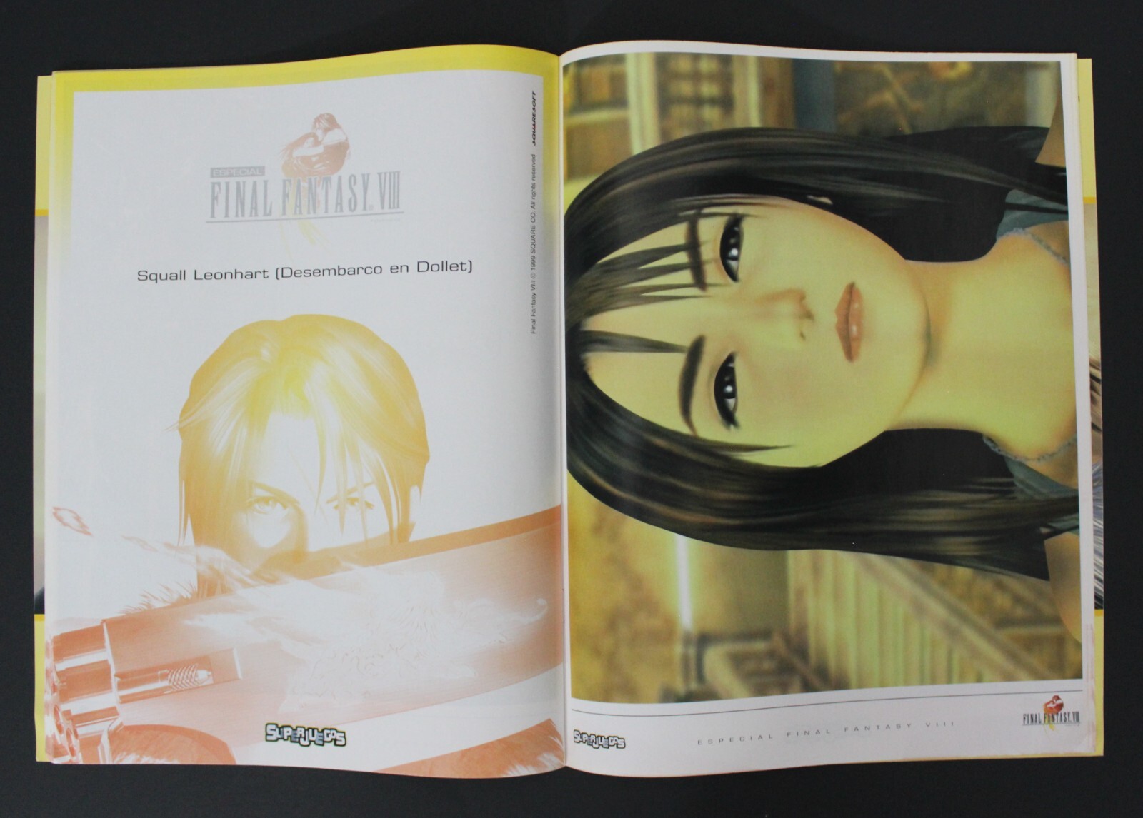 1999 FINAL FANTASY VIII Book 11.5″ x 9″ (30 x 23 cm) Spain Vintage 64 Pages VHTF