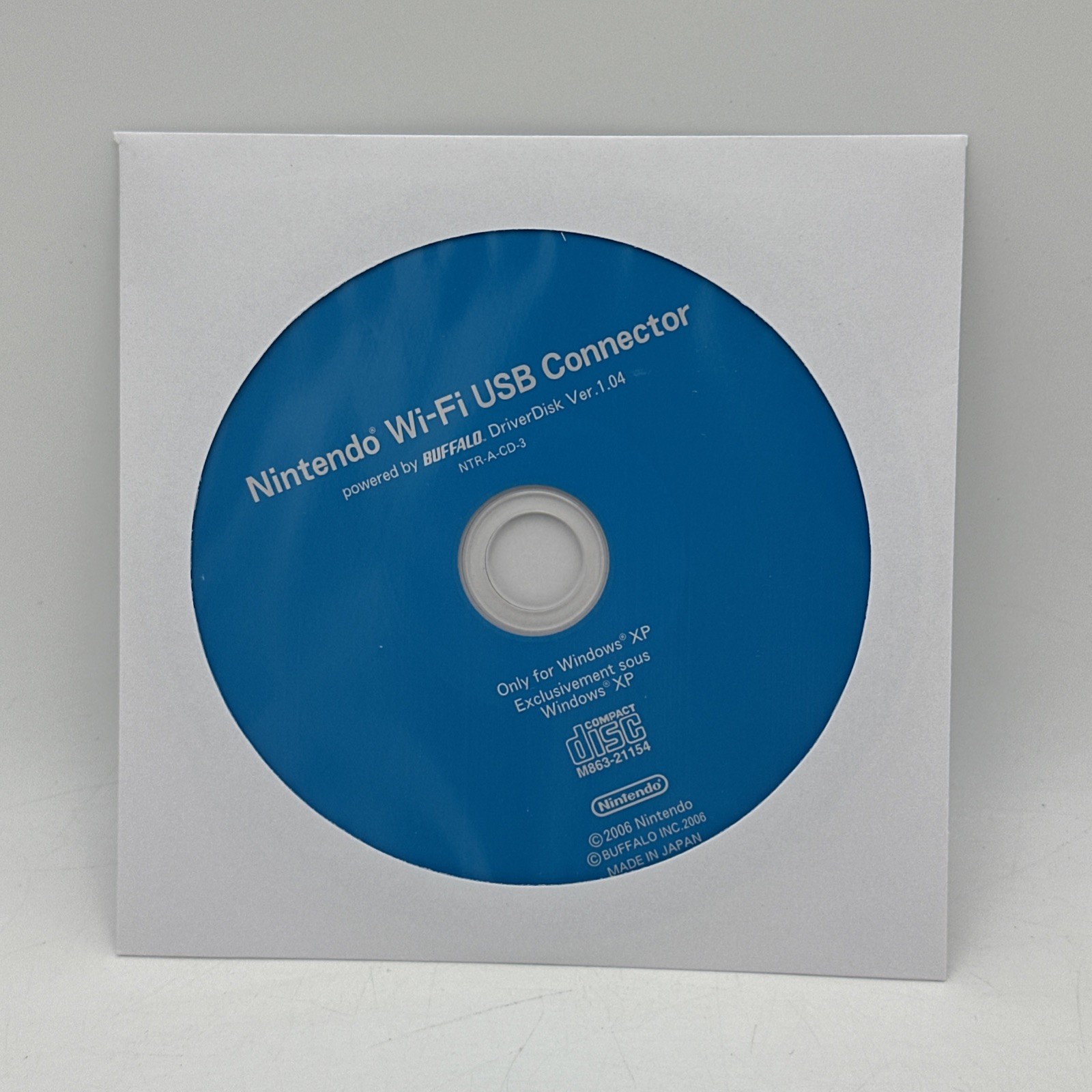 Nintendo Wi-Fi USB Connector CD Disc Only OEM Clean Disc