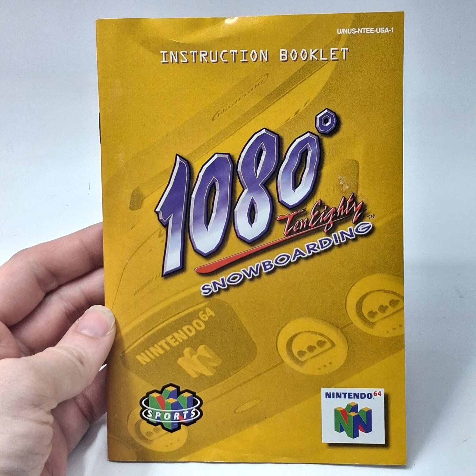 Nintendo 64 1080 Snowboarding N64 Authentic Cartridge With Manual Tested