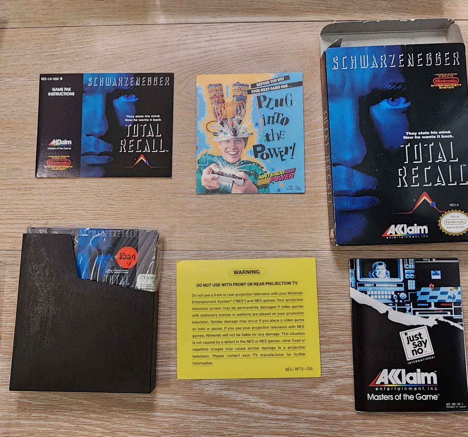 Total Recall (Nintendo Entertainment System, 1990)CIB-NM-VG