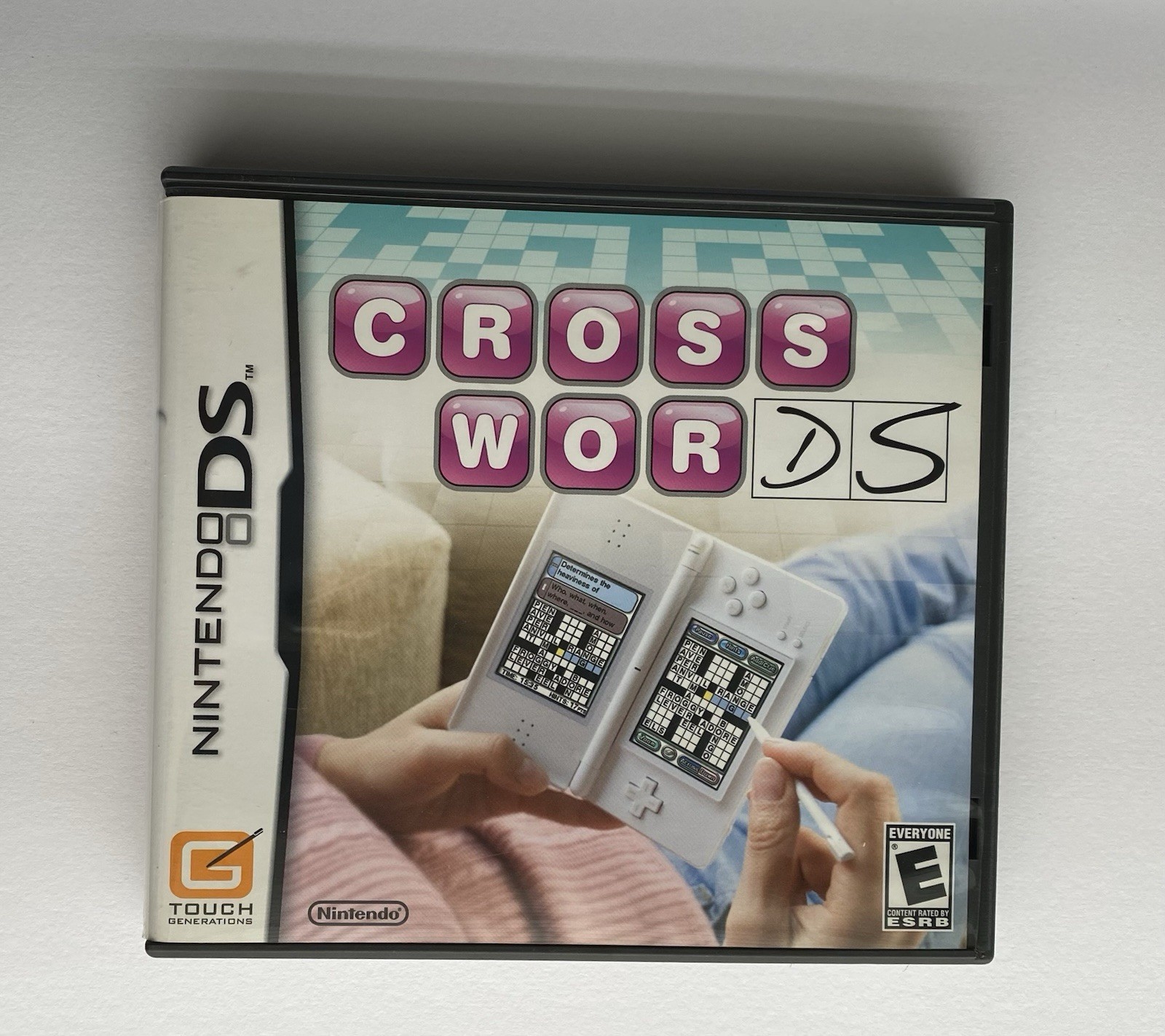 Nintendo DS – Nintendo – DS – Crosswords DS – 2008 – Complete Set -Yes Manual- –