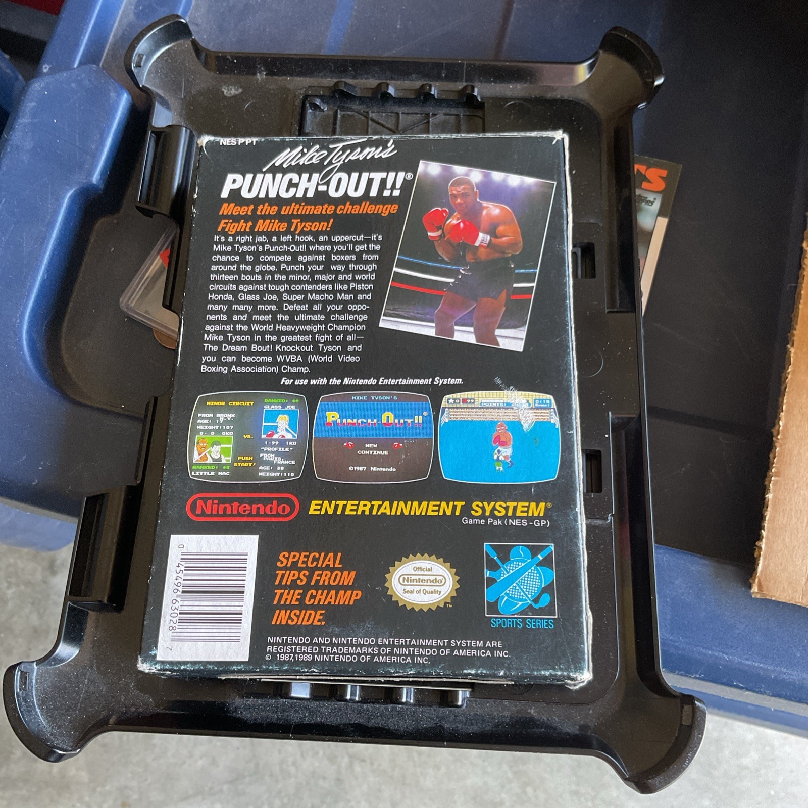 MIKE TYSON’S PUNCH-OUT!! Nintendo NES Game Complete In Box Authentic CIB