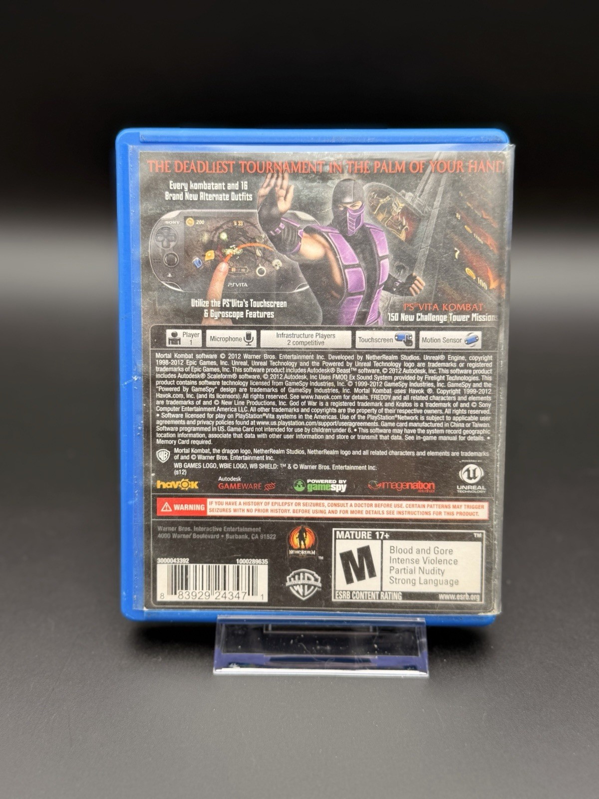Mortal Kombat – Sony PlayStation Vita Used – FAST SHIPPING!