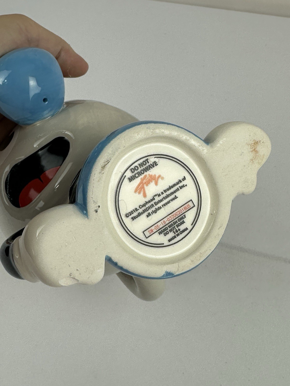 Rare Cuphead Gamestop Exclusive Just Funky Character Mug Bust Statue 2018