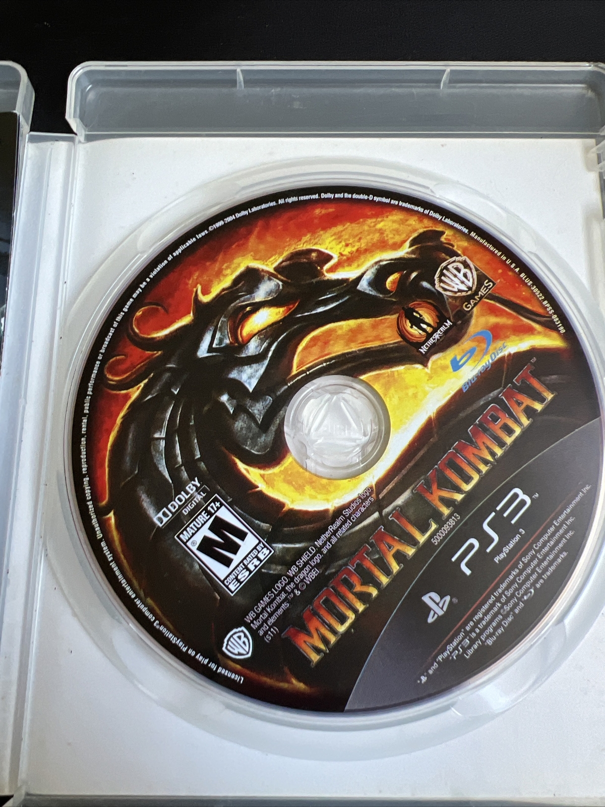 Mortal Kombat for the Sony PlayStation 3/PS3 Complete CIB