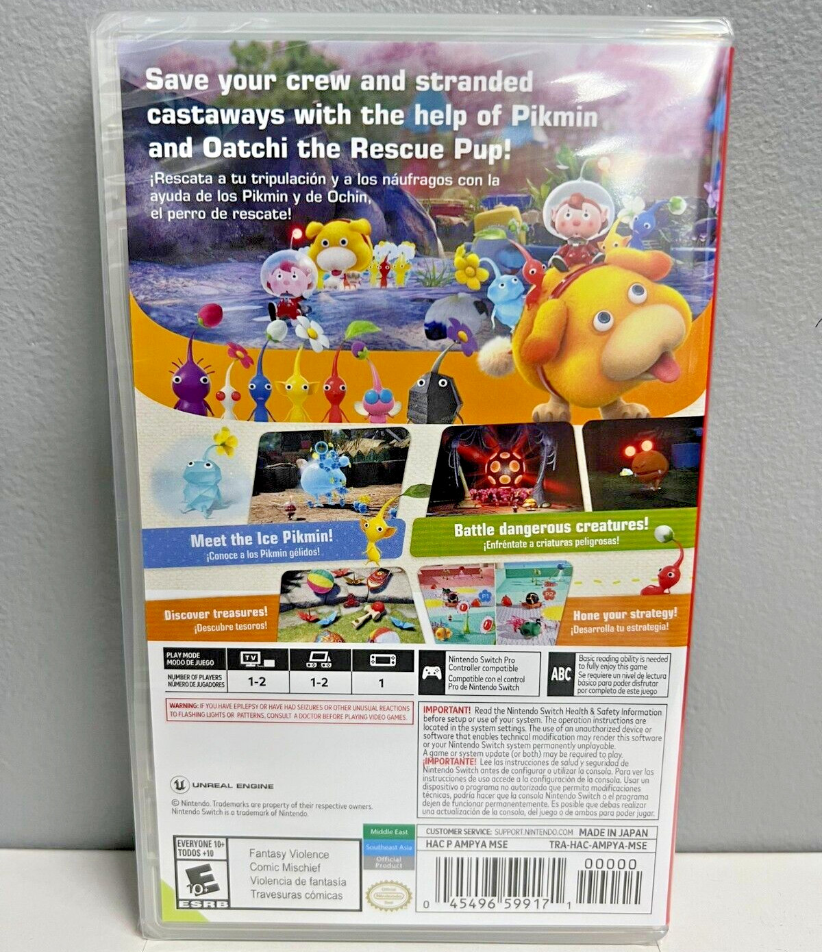 Pikmin 1+2 + 3 Deluxe + 4 Switch Brand New Game Bundle (Puzzle)