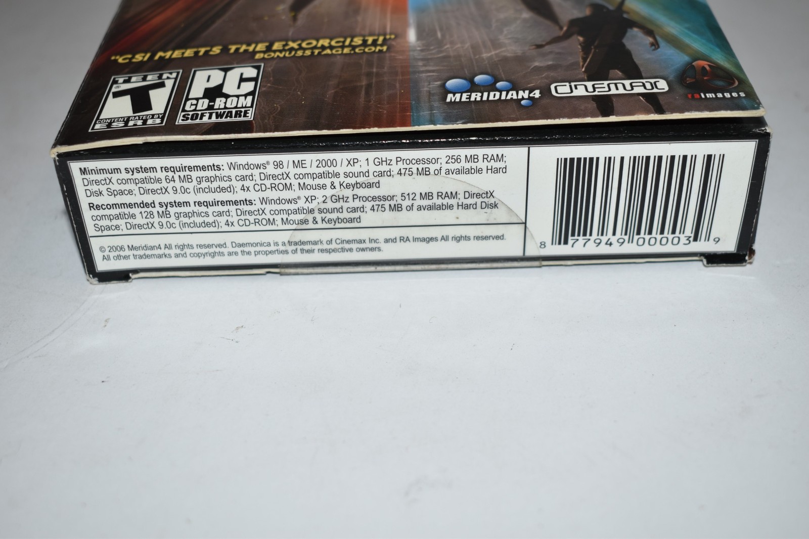 Daemonica PC game Survival Horror interactive mystery PC GAME SEALED (OYF36)