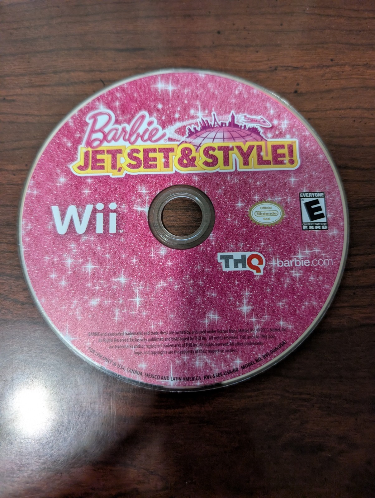 Barbie: Jet, Set & Style (Nintendo Wii, 2011) NO TRACKING – DISC ONLY 6012