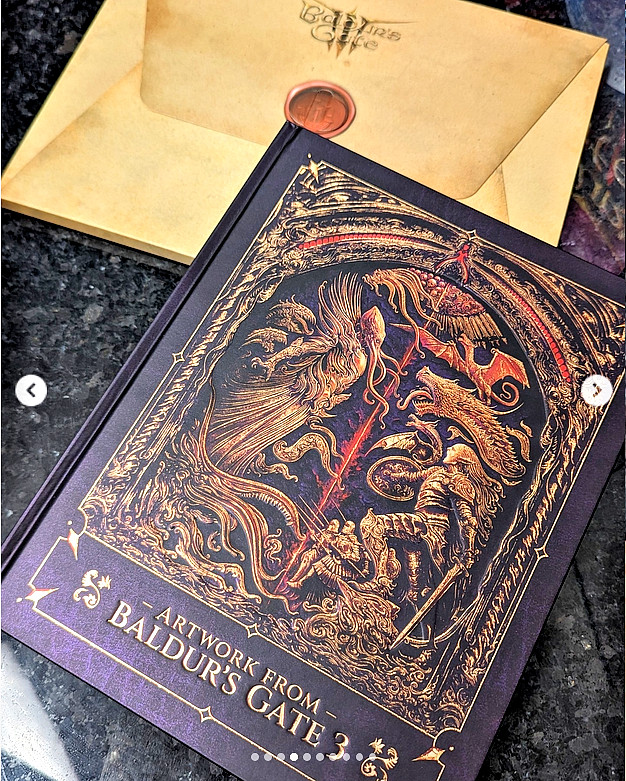Baldur’s Gate 3 Official Artbook Collectors Edition – Near Mint Condition Sealed