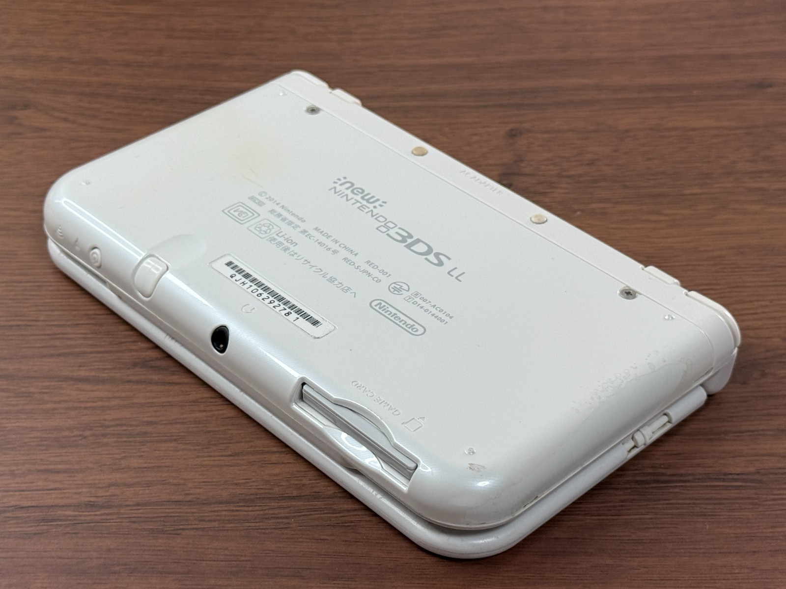 Nintendo New 3DS LL XL Pearl White Console Tested Japan ver R6258
