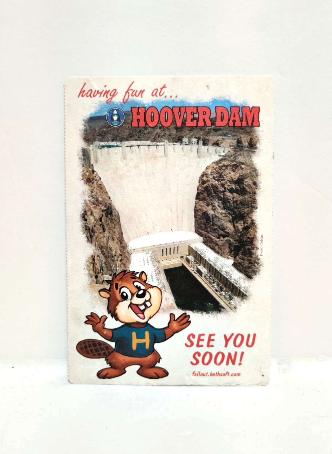 Fallout New Vegas “Hoover Dam” Promotional Postcard