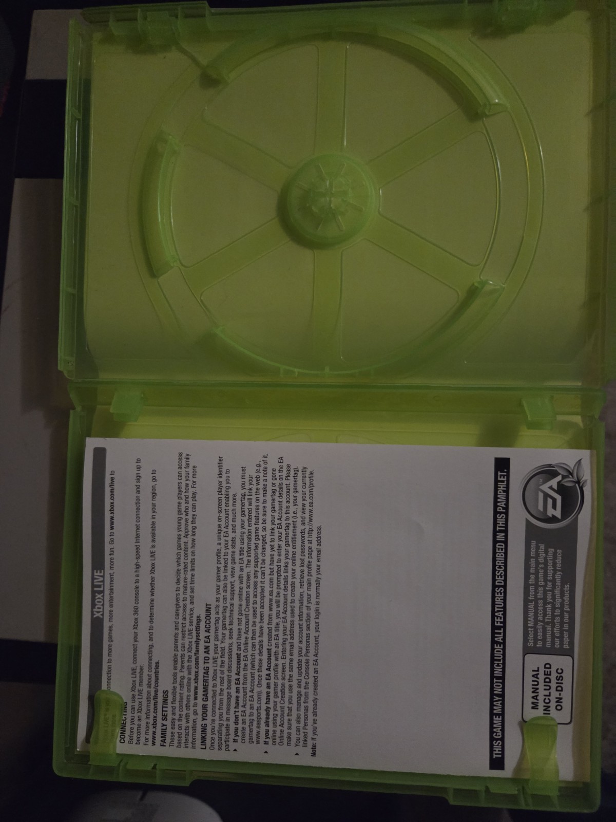 Alice Madness Returns Microsoft Xbox 360, CASE ONLY