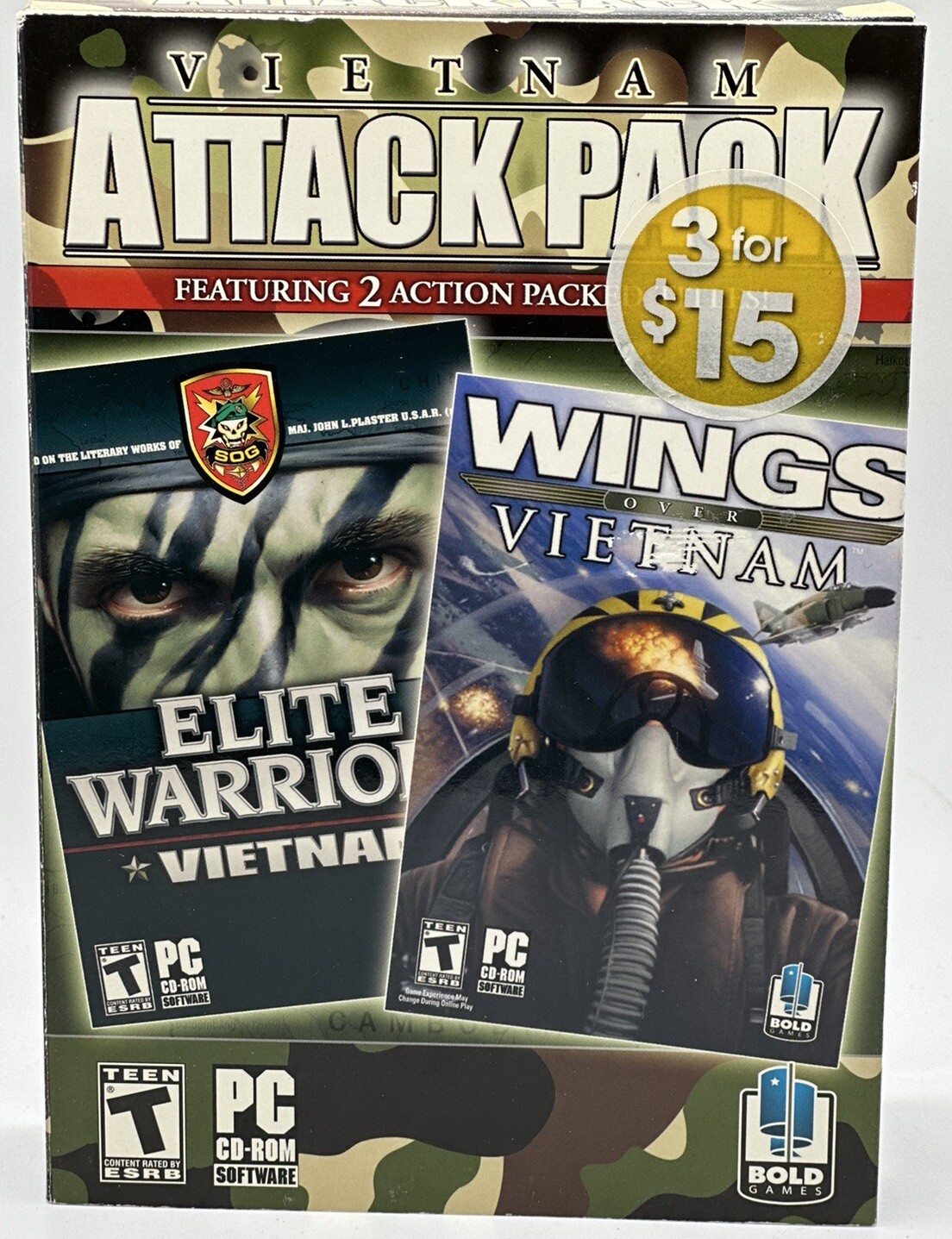 Vietnam Attack Pack (Microsoft Windows) Brand New Factory Sealed