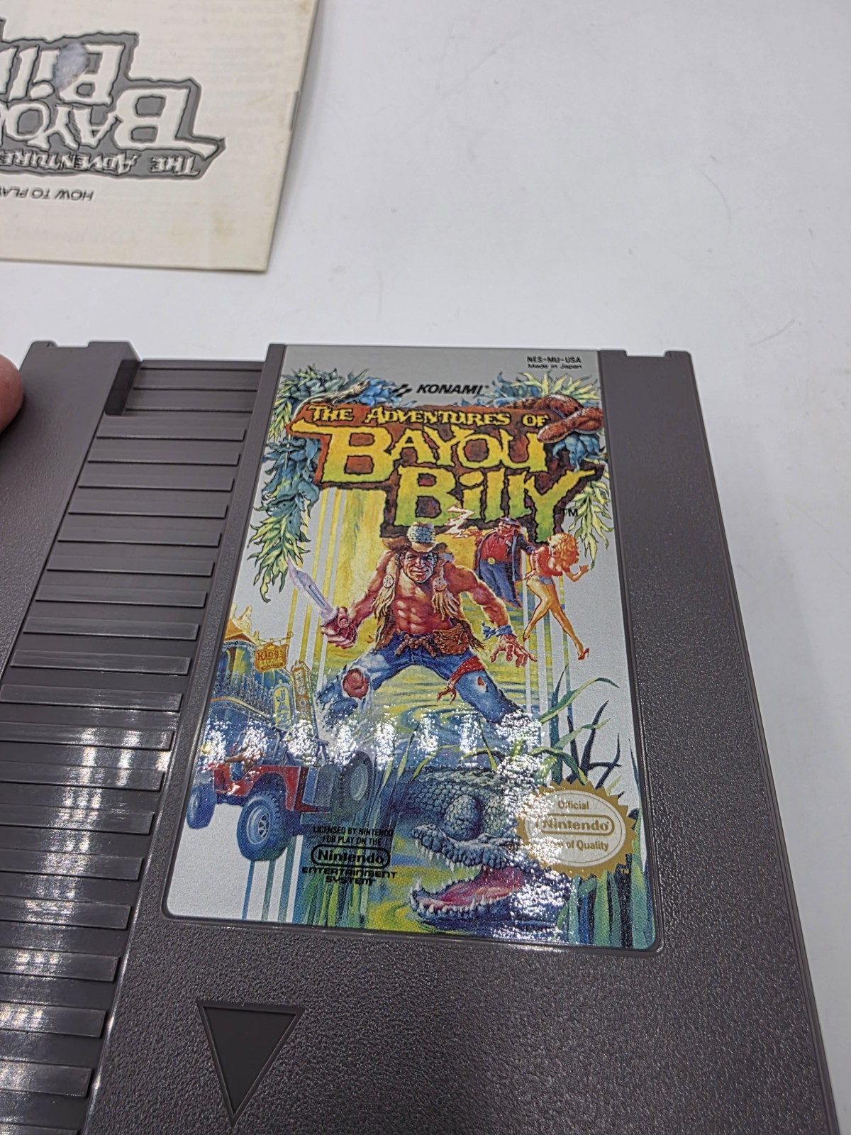 Adventures of Bayou Billy Nintendo NES 1989 CIB w/Manual Tested Oval Seal