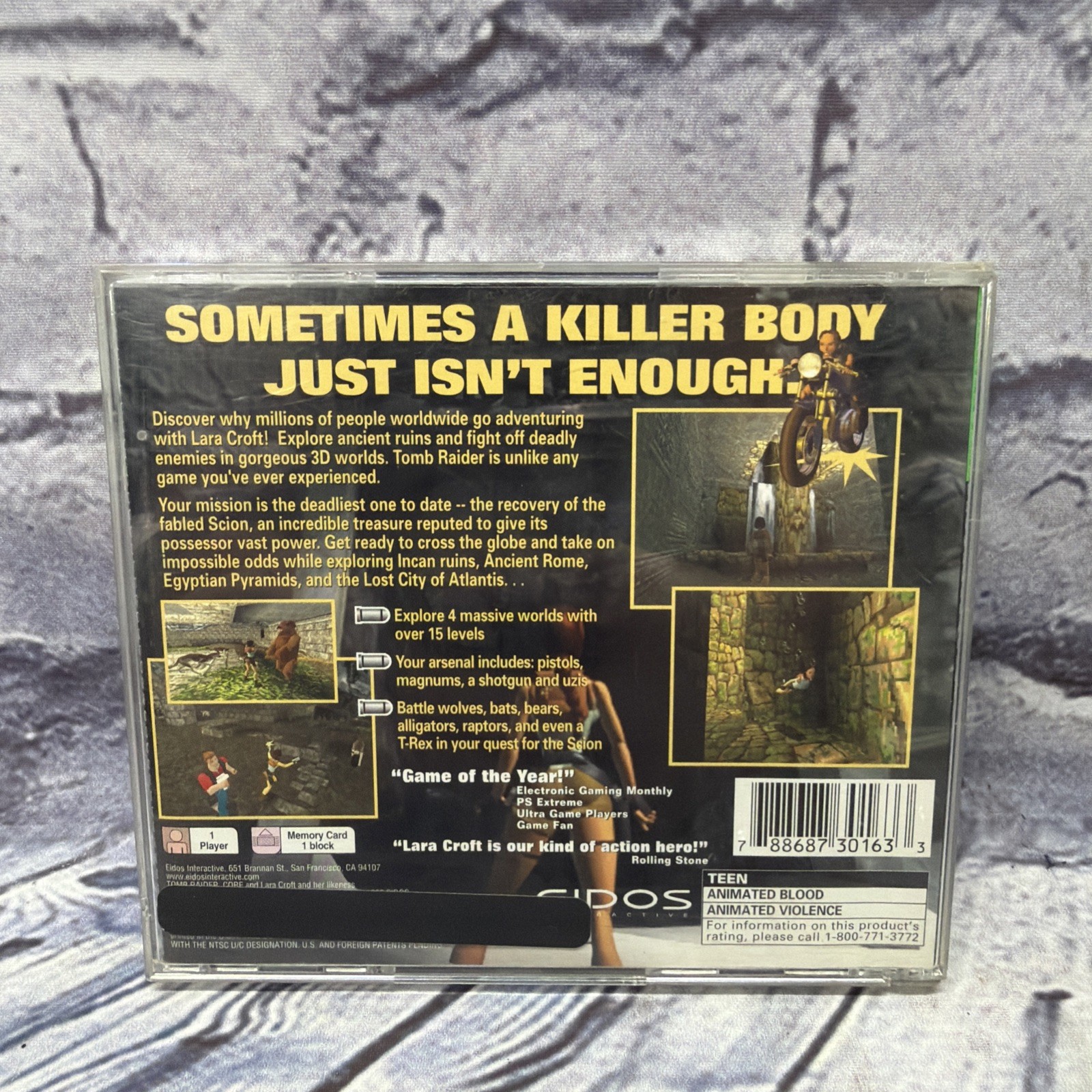 Lot of 3 – Tomb Raider 1-2-3 – Sony PlayStation 1