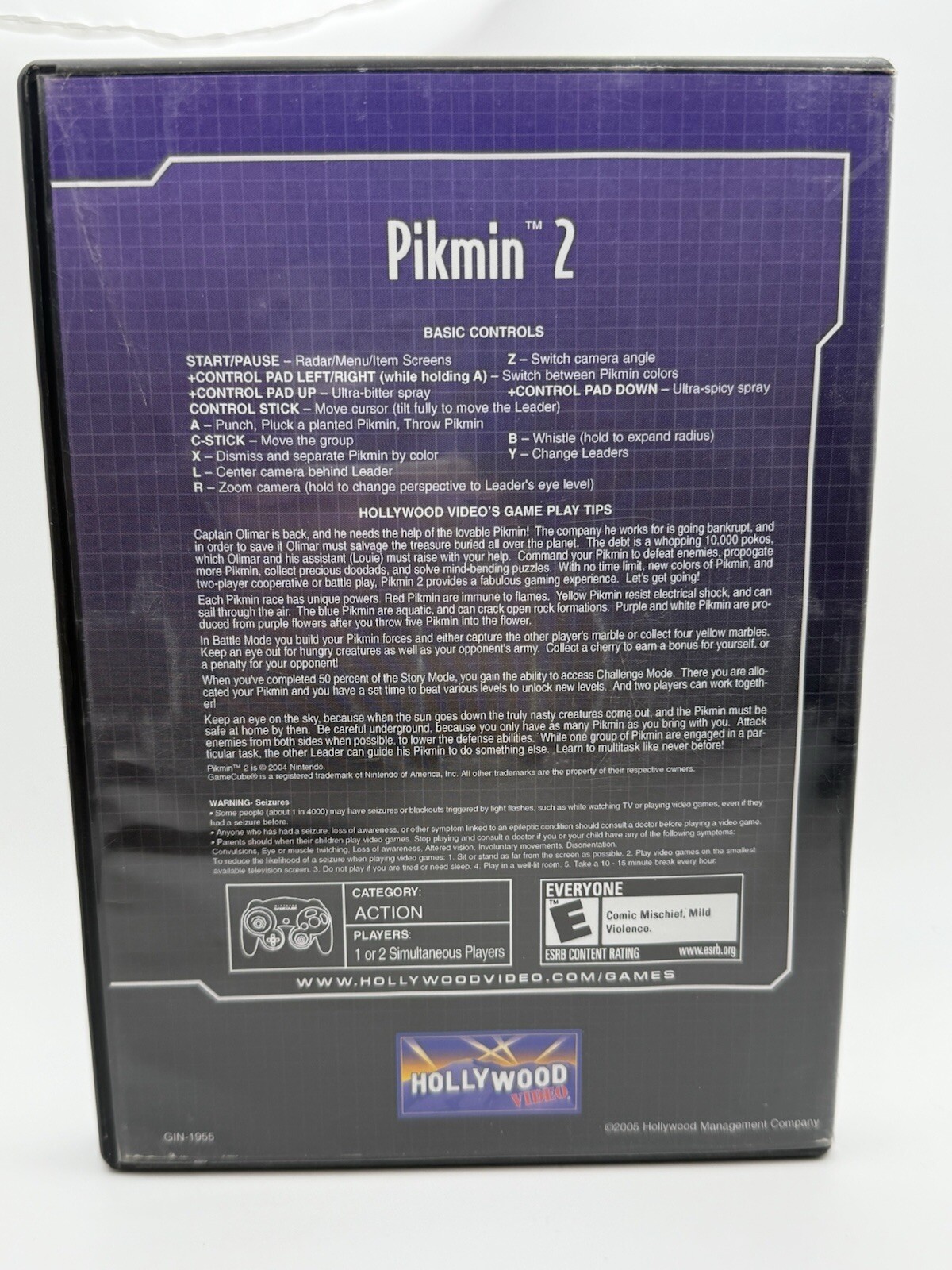 Pikmin 2 Nintendo GameCube 2004 Tested Authentic 💿 Rental Case