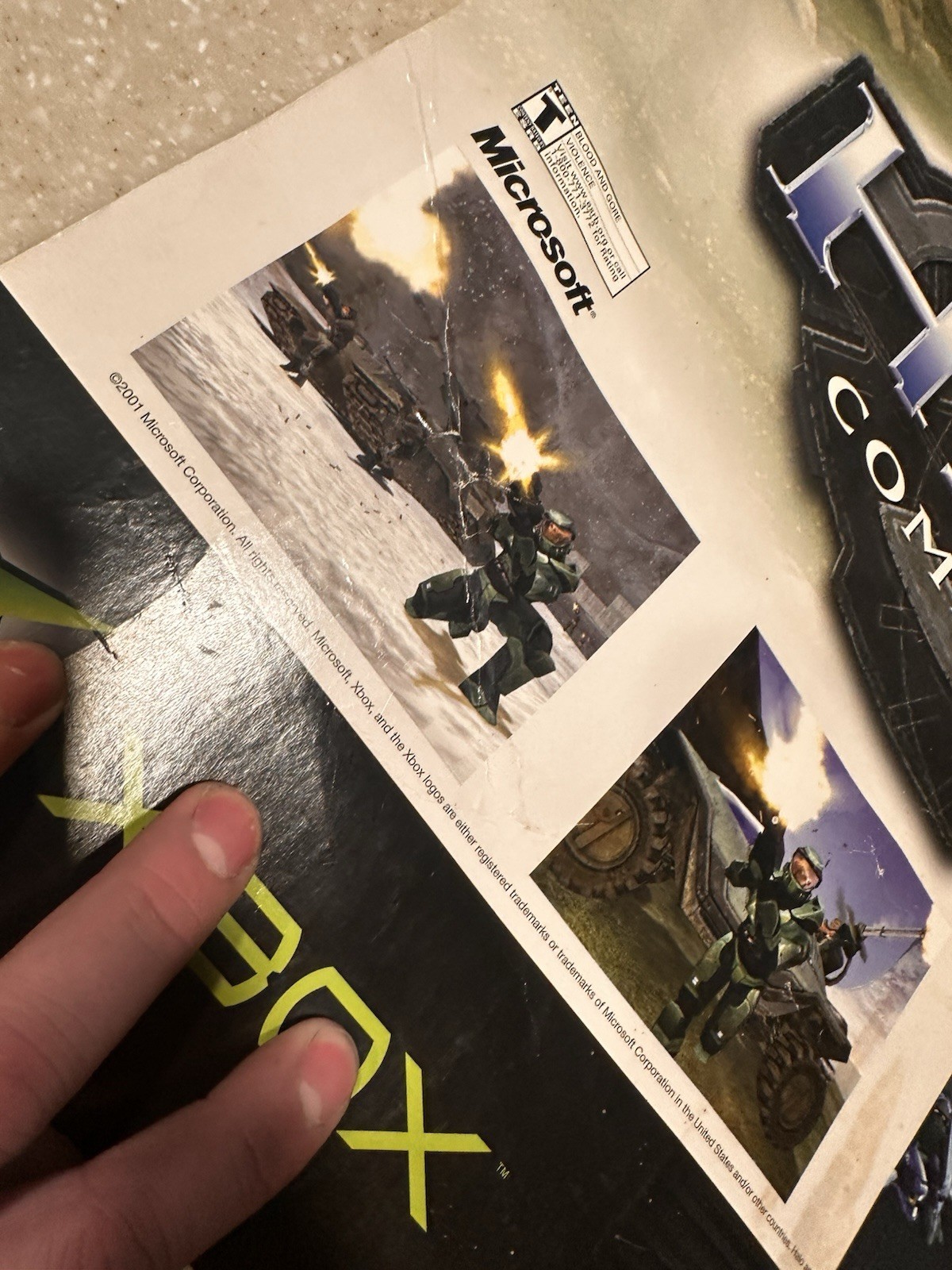 INSANE GRAIL “T” Rating Halo Combat Evolved Xbox Promotional Poster – 22 X 28