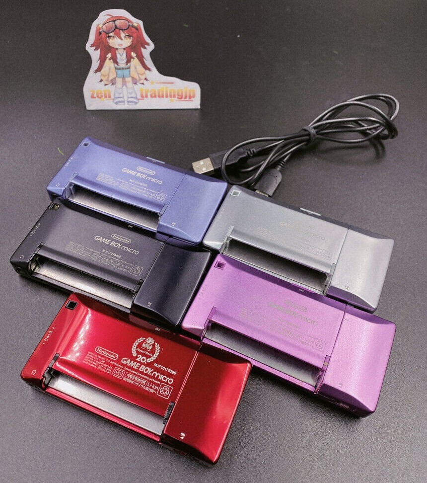 Nintendo GameBoy Micro Console Various Colors to Choose Japanese Edition Tested