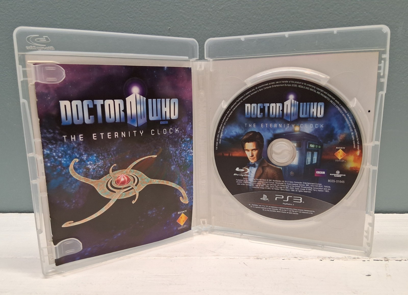 2012 Sony PlayStation PS3 Doctor Who The Eternity Clock Video Game W/ Manual