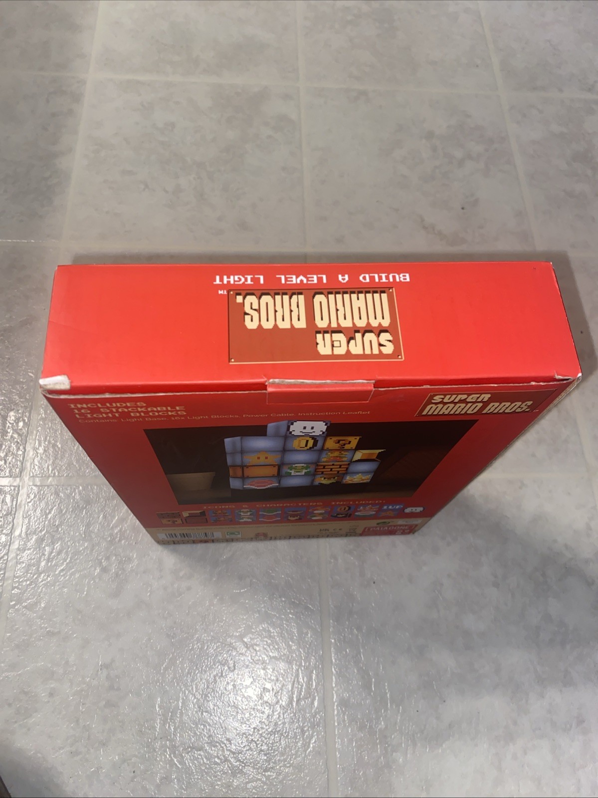 PALA DONE Super Mario Bros Build a Level Light 16 light blocks included 21 icons
