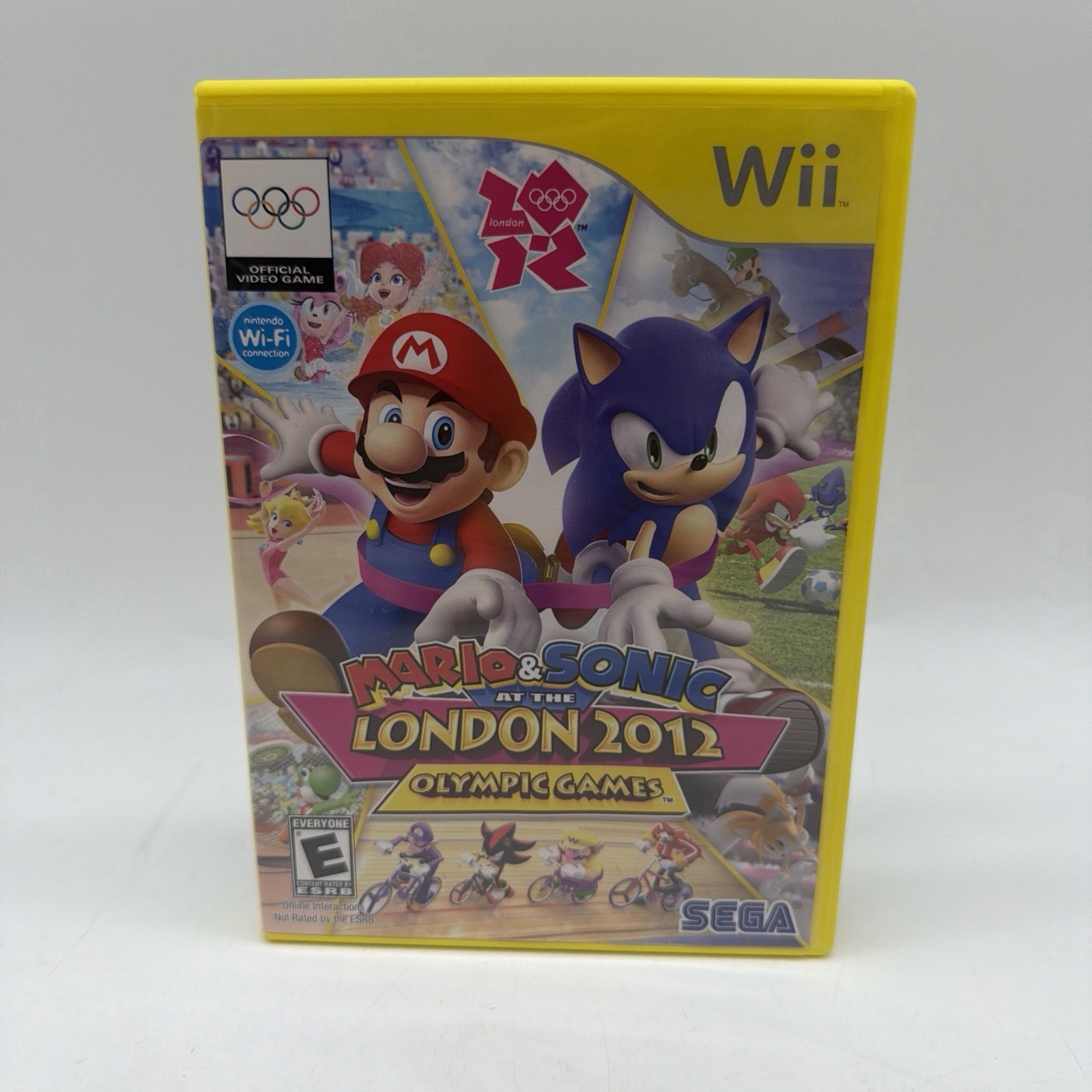 SEGA Mario & Sonic London 2012 Olympic Games Nintendo Wii w/ Case & Manual