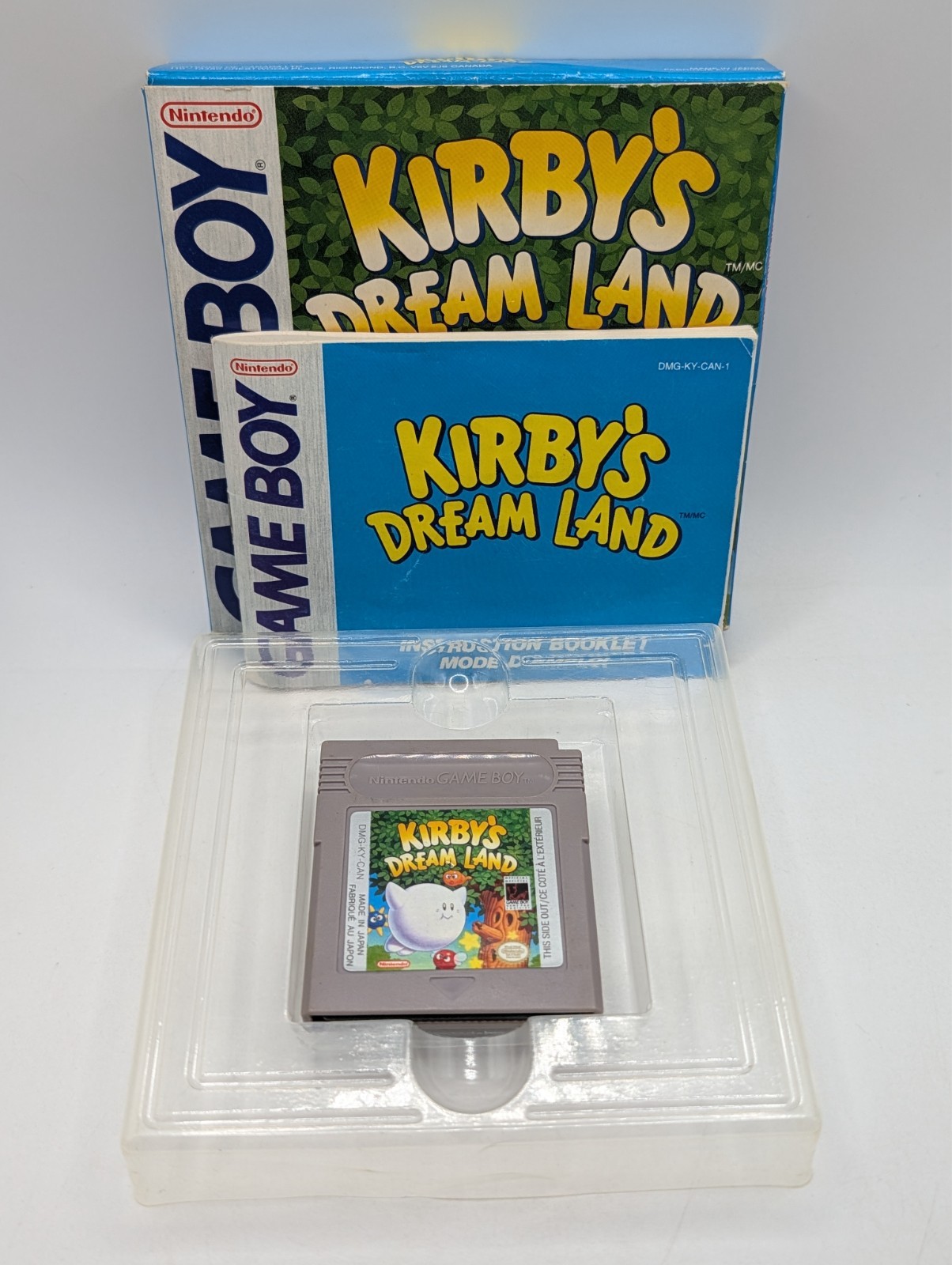Kirby’s Dream Land Game Boy CIB Complete Authentic Nintendo Tested Working