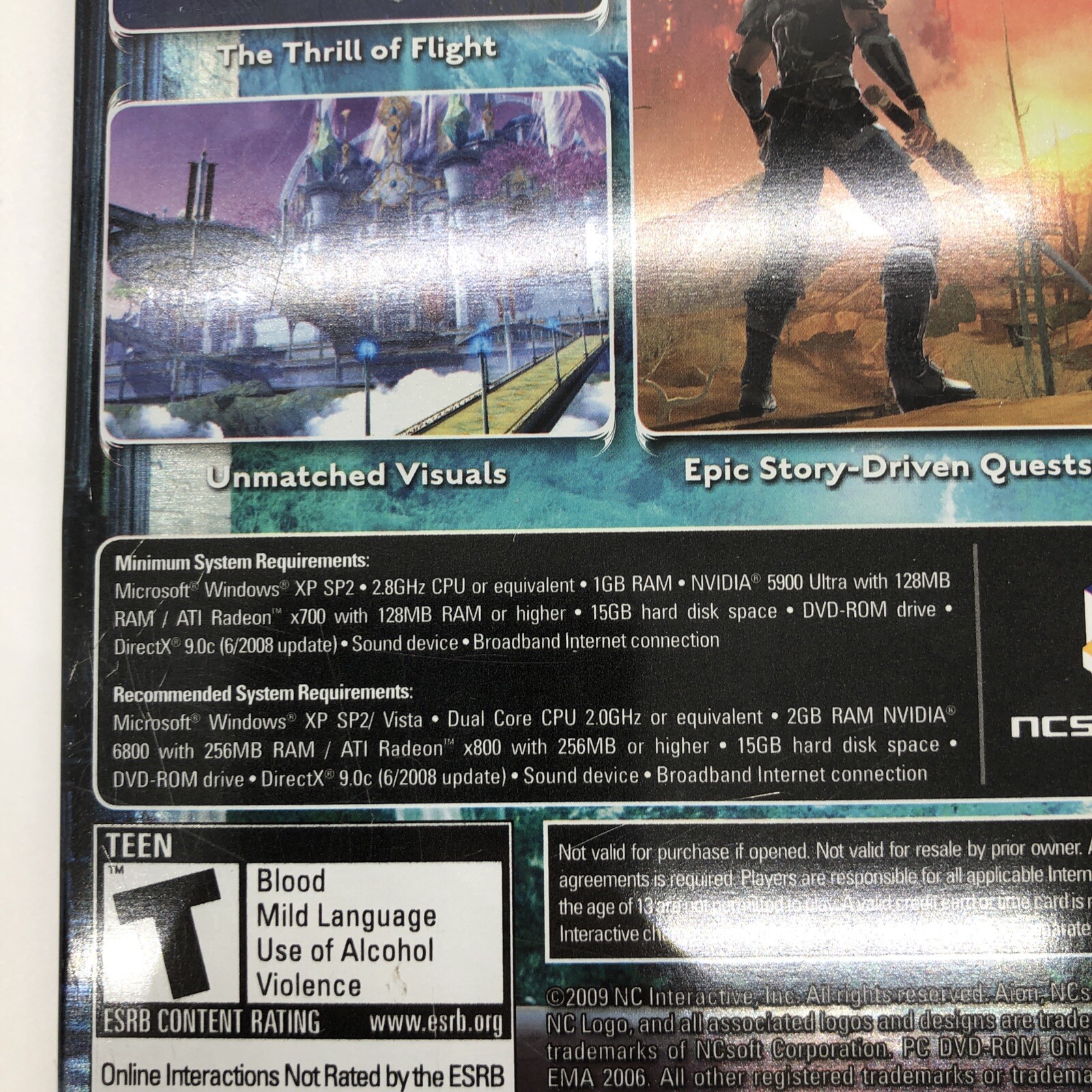 Aion (PC, 2009)- NCSOFT DVD-ROM