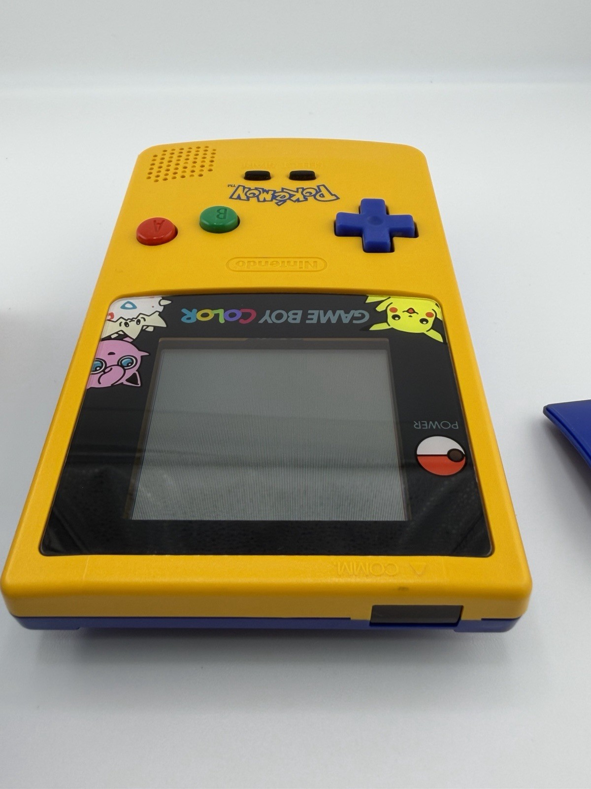 Nintendo Game Boy Color Pokemon Yellow Pikachu Special Edition Authentic Tested