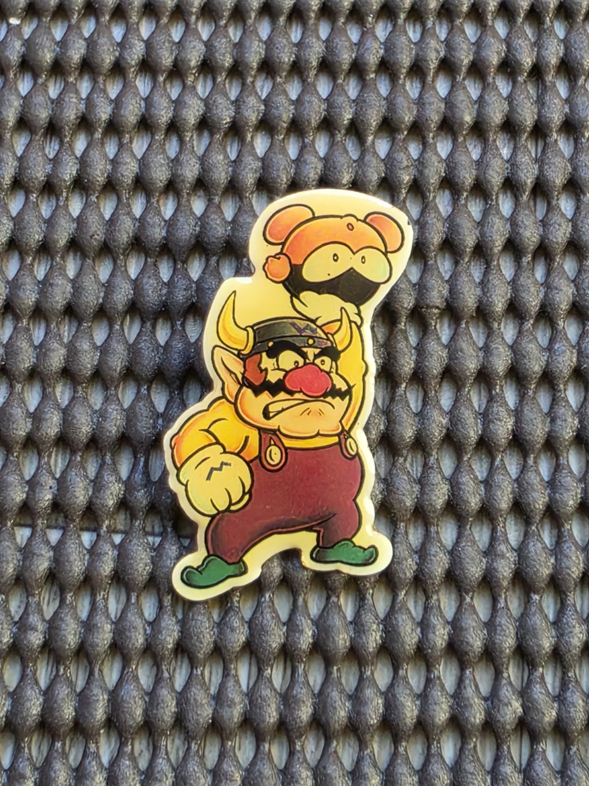 Vintage Nintendo Wario Land Pin Badge Nagasakiya Rare Retro NES Game Boy GB GBC