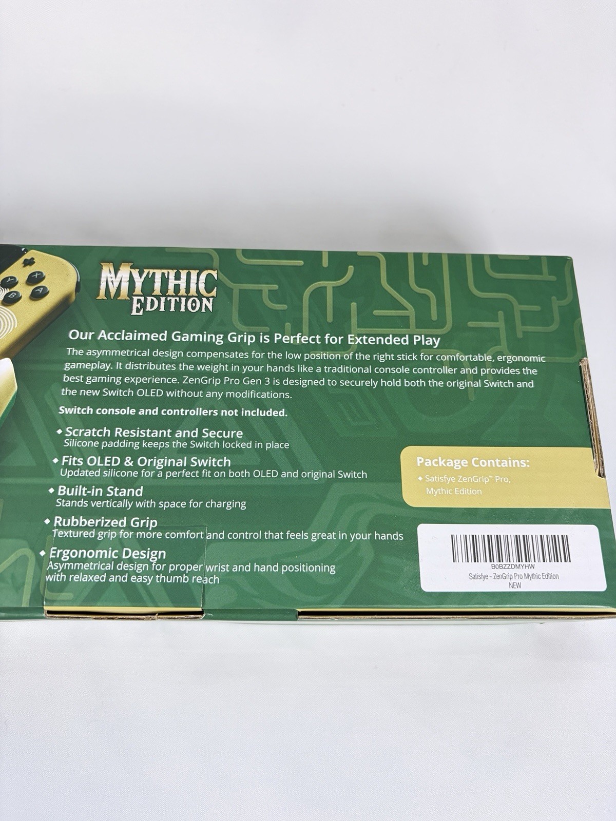 Satisfye ZenGrip Pro Nintendo Switch Gaming Grip Mythic Legend Of Zelda Edition