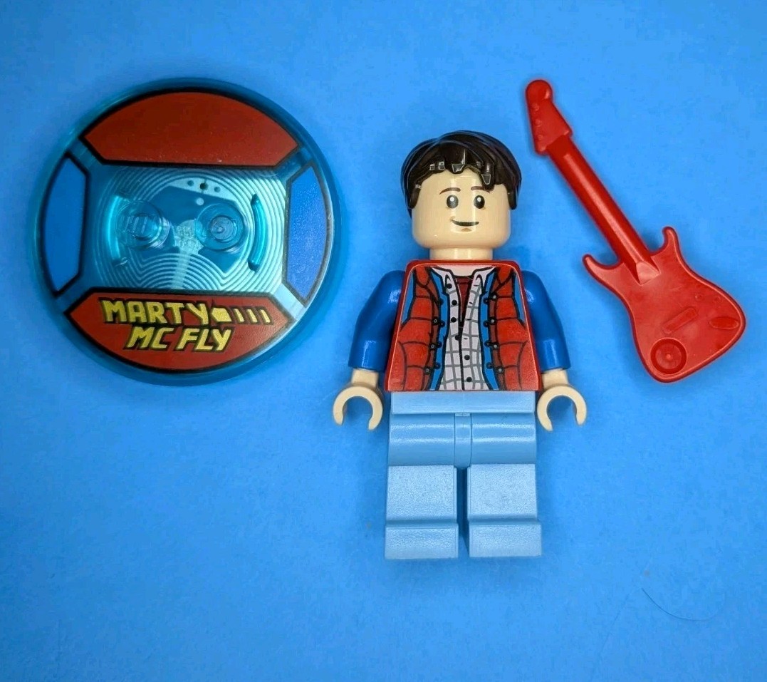 LEGO Dimensions: Marty McFly Back To The Future W/ Tag Base From 71201