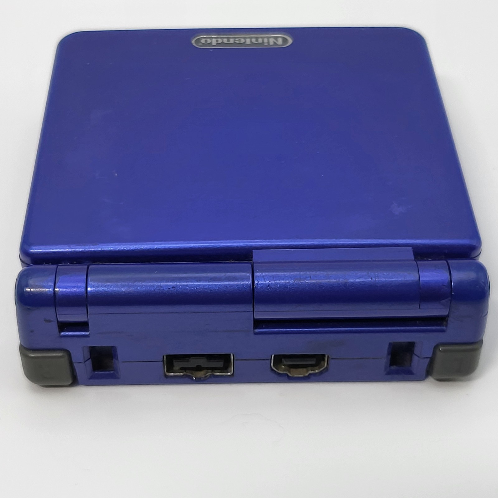 Nintendo Game Boy Advance SP Cobalt Blue AGS-001 w/ 3 Games *Screen Blemish