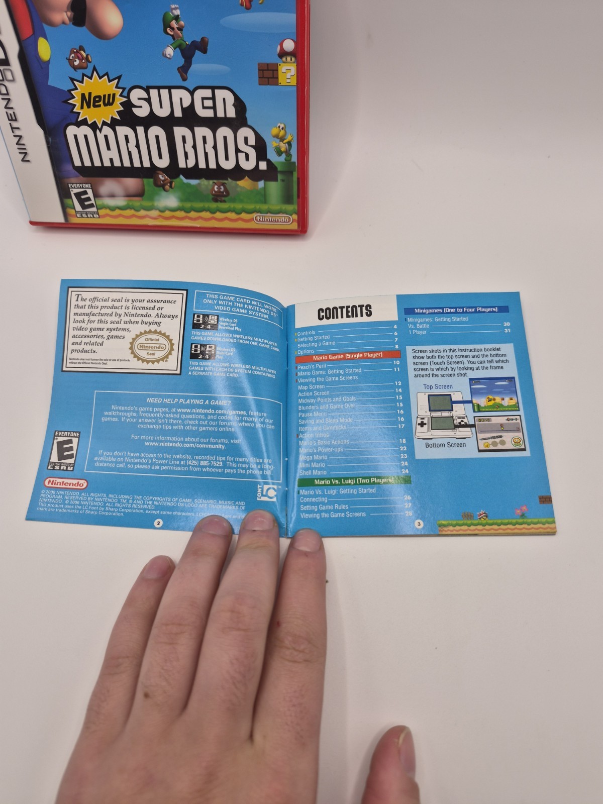 New Super Mario Bros. (Nintendo DS, 2006) Tested CIB W/ Inserts Mint Retro Rare