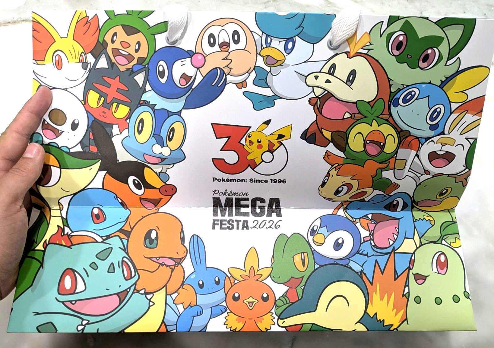 Pokémon Mega Festa 2026 Seoul 30th Anniversary Exclusive Bag Korea Event NEW