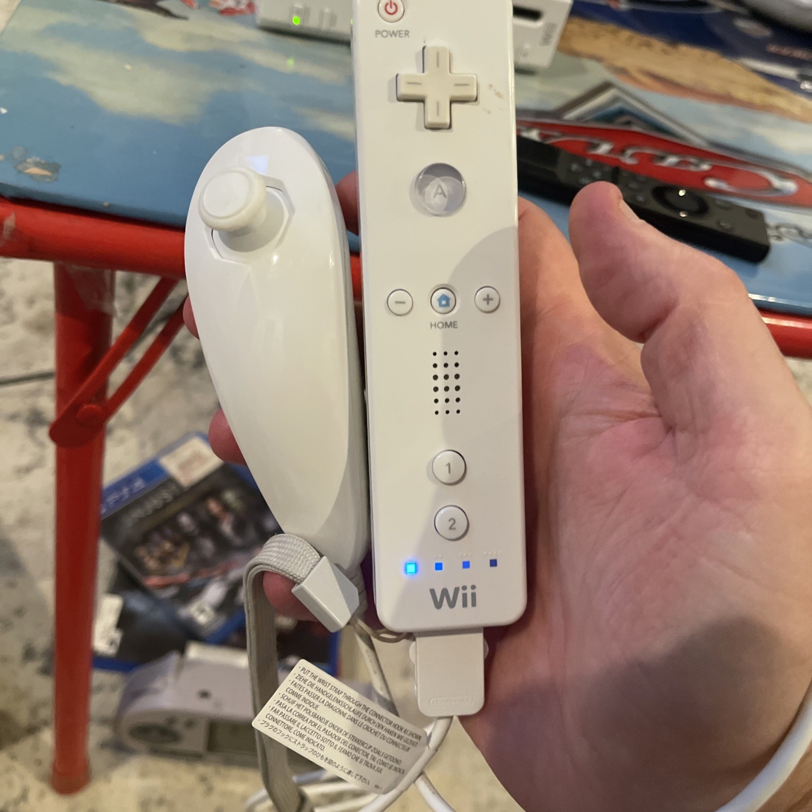 Nintendo RVL-001 Wii Console – White Console & Cords GameCube Compatible Tested