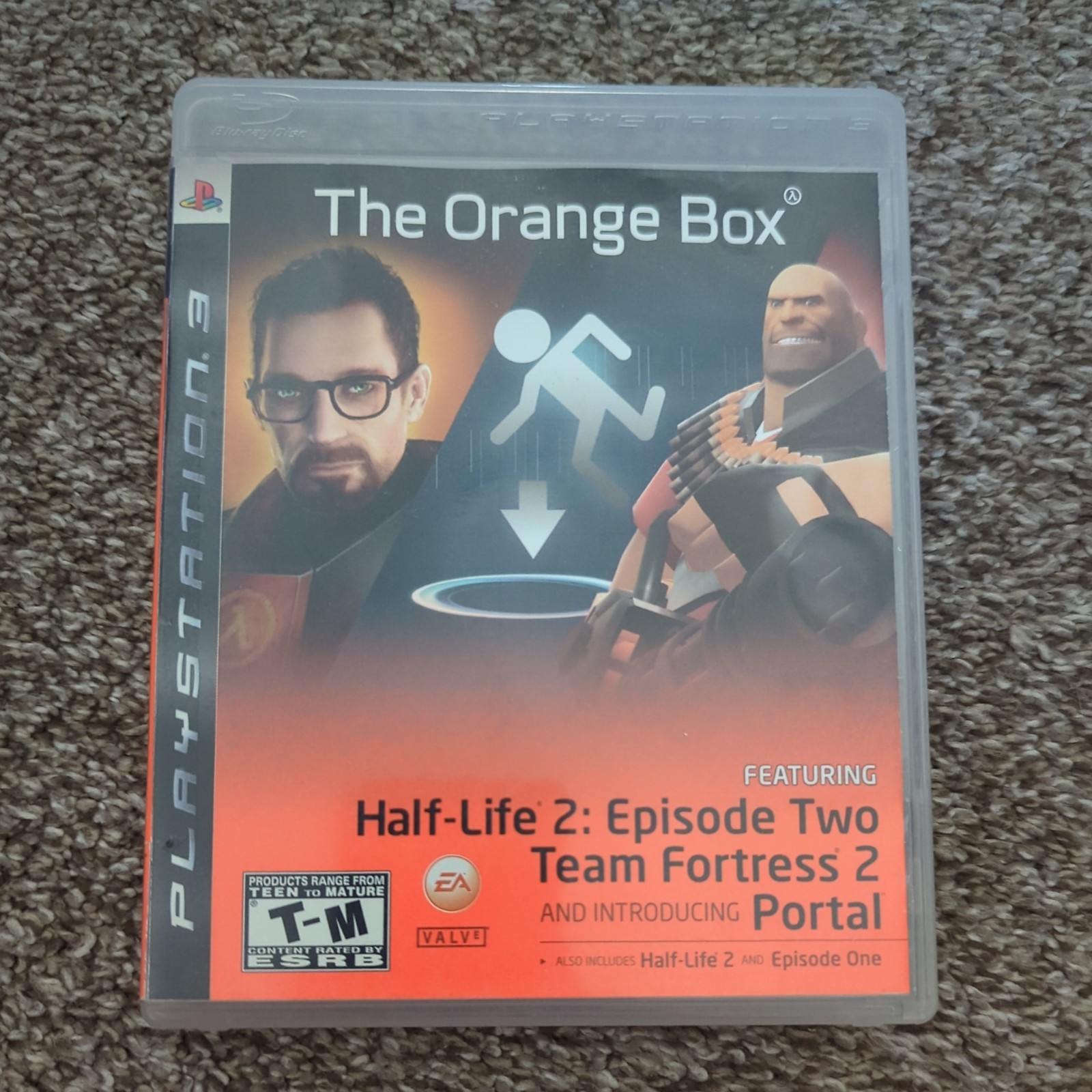 The Orange Box PlayStation 3 – Manual Included, Cover Art Damage