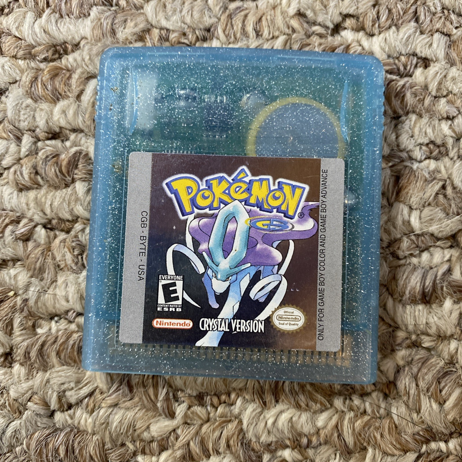 Pokémon: Crystal GBC (Game Boy Color, 2001) *New Battery* Authentic & Tested