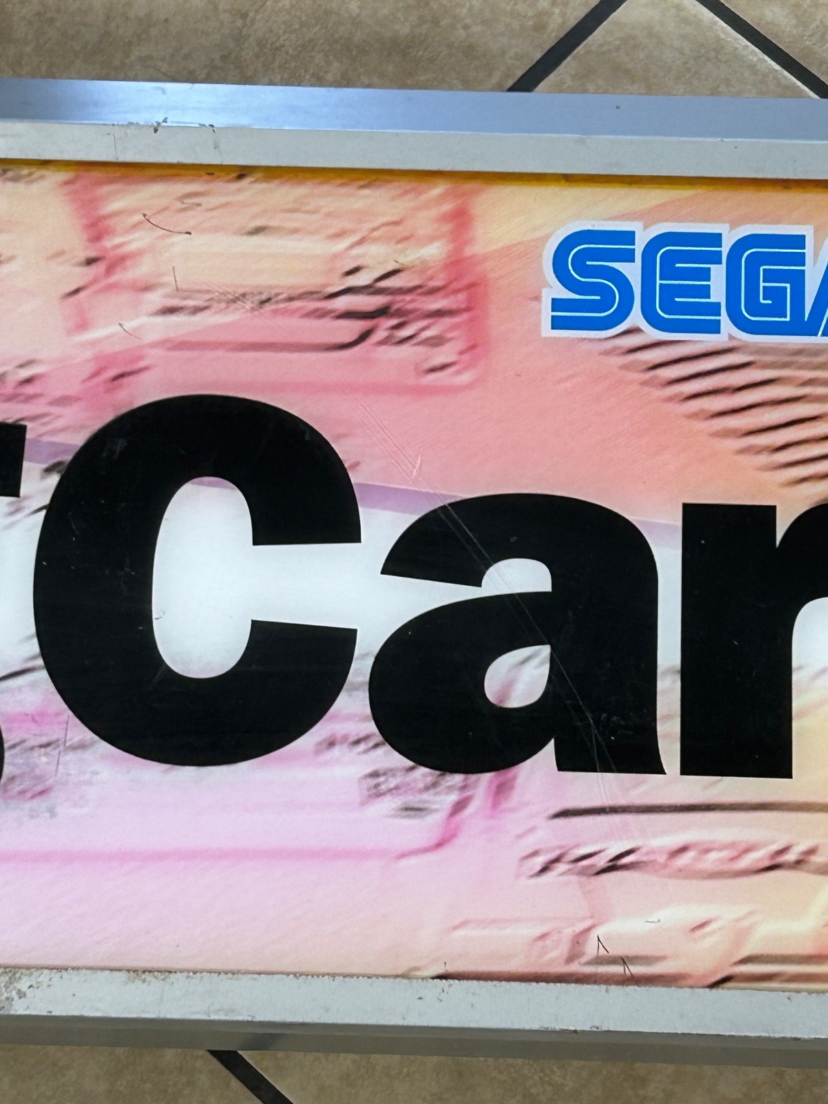 ******RARE Vintage 1997 Promotion Sega Touring Car Championship Sign RARE******