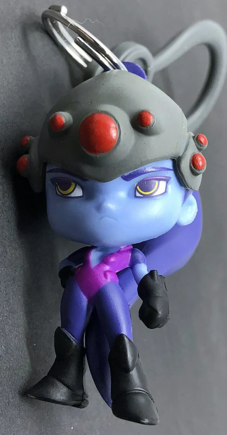 Blizzard Blizzcon OVERWATCH WIDOWMAKER BACKPACK HANGER Keychain Clip Figure Rare