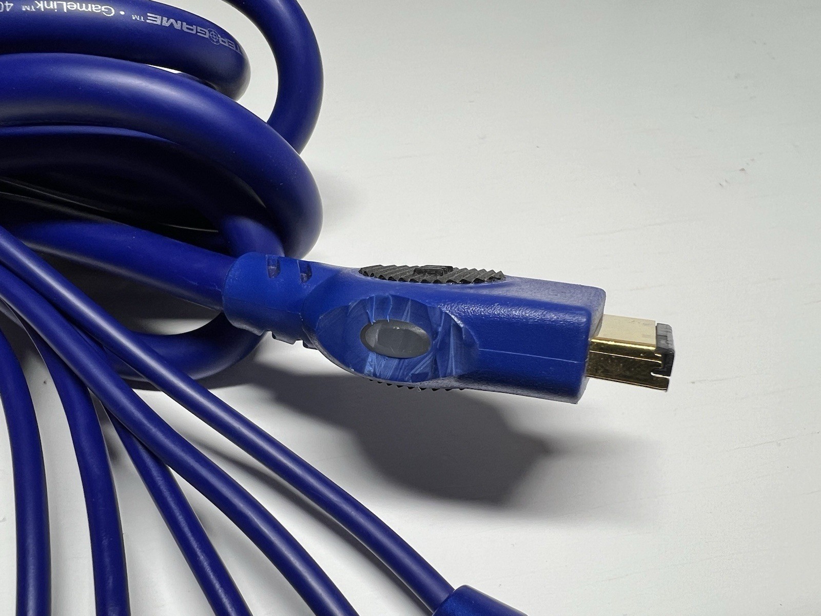 Monster Cable Playstation 2 3 PS2 PS3 Component Cable Gold Tip 10 ft Blue Sony