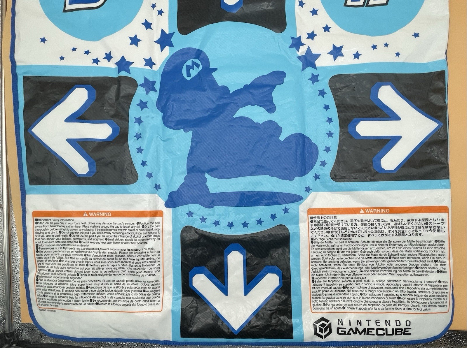 Dance Dance Revolution Mario Mix Nintendo GameCube 2005 Disc Dance Pad