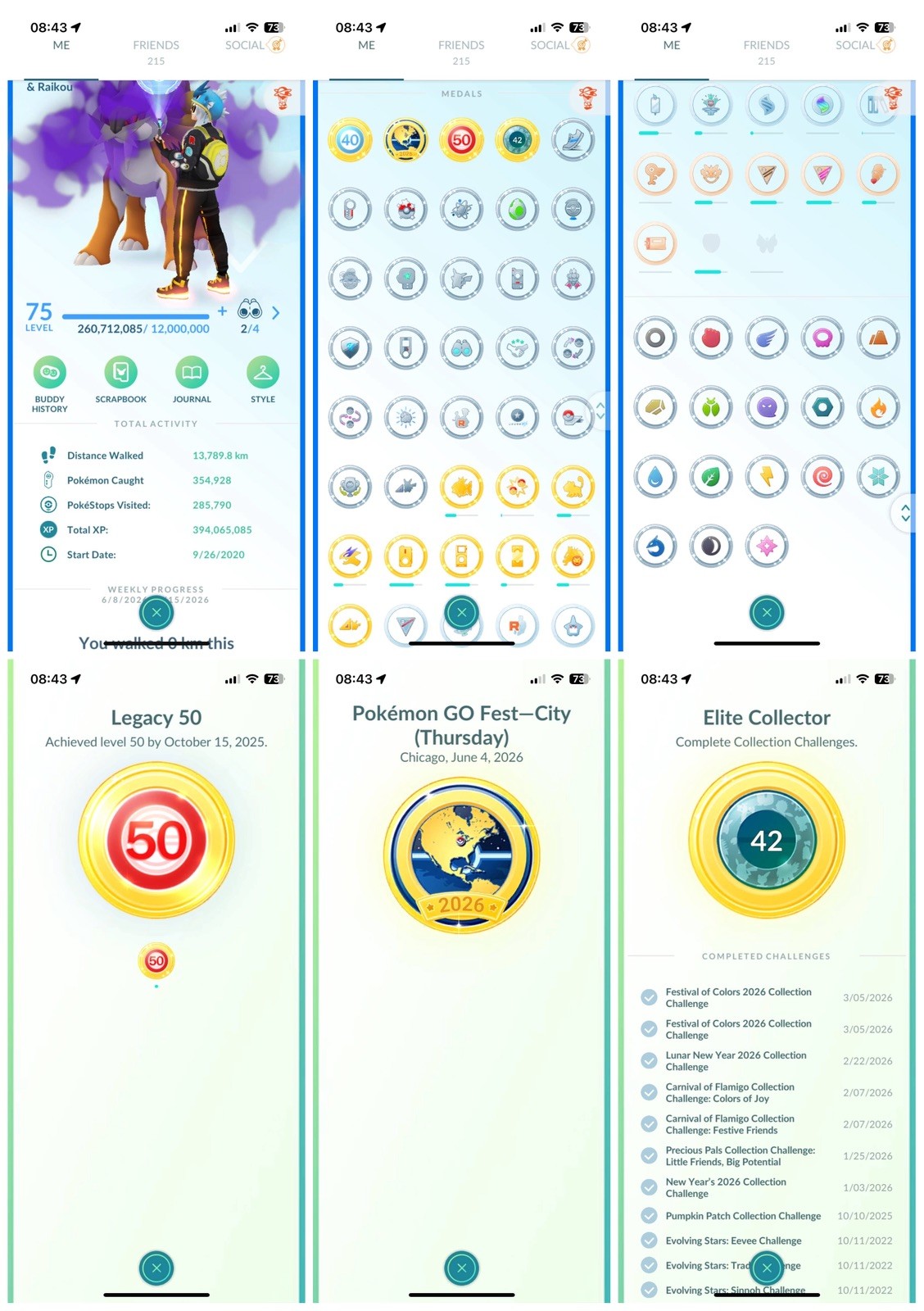 Poke Acc GO LvL 75 – 37k Coins, 465 Pass – 803 Legend, 992 Shiny-Name changeable