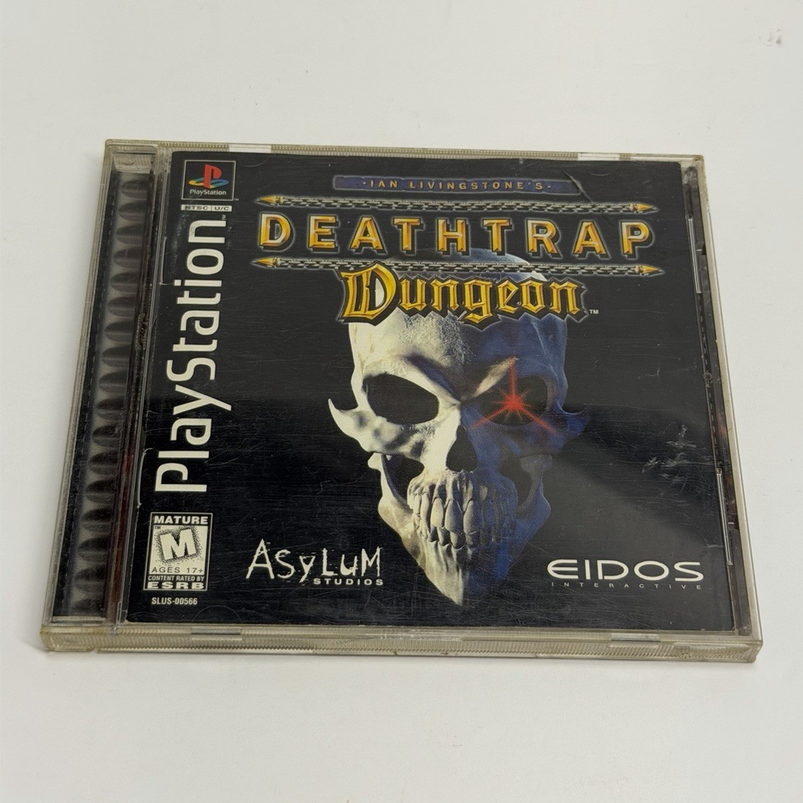 Eidos Interactive Deathtrap Dungeon Sony PlayStation 1 PS1 Game, M – Mature