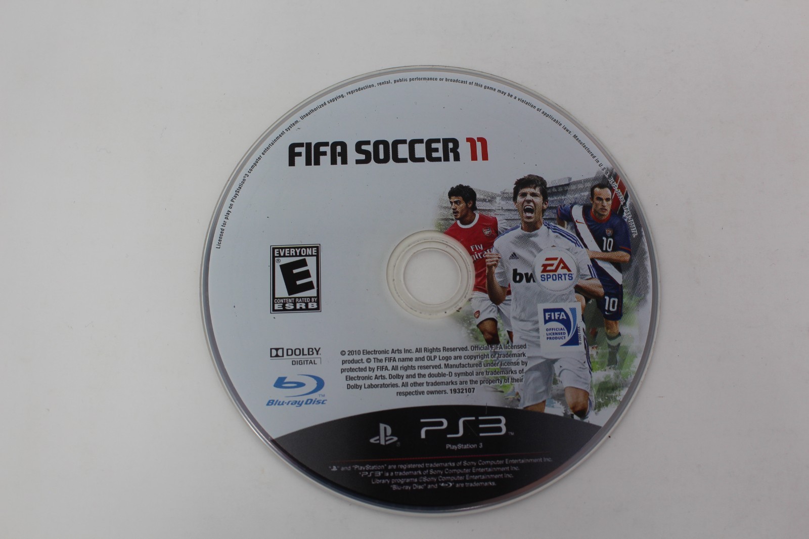 FIFA Soccer 11 (Sony PlayStation 3, 2010, PS3) Disc Only