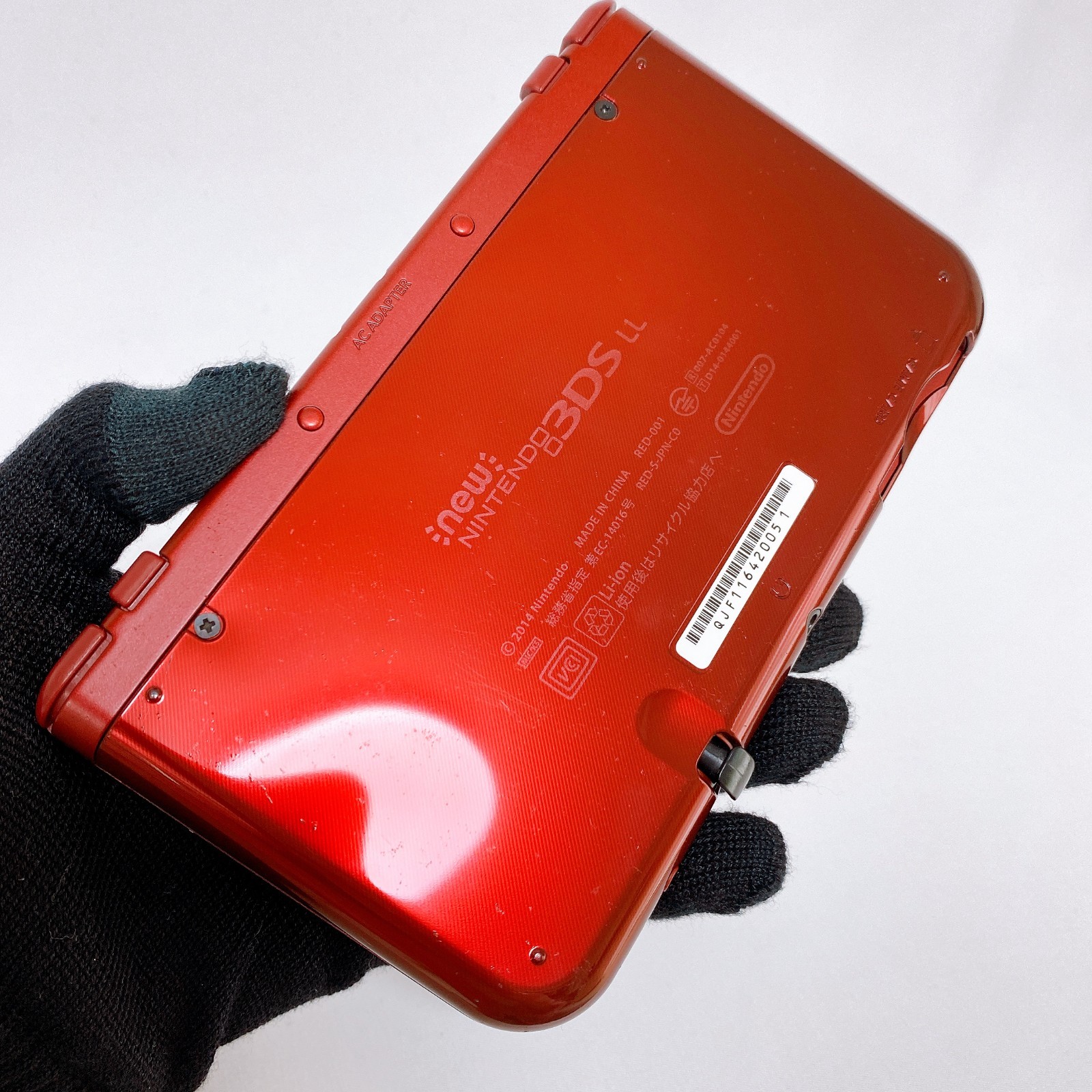 【Dual IPS】New Nintendo 3DS LL XL Metallic Red Console Japan Tested Rank S Rare