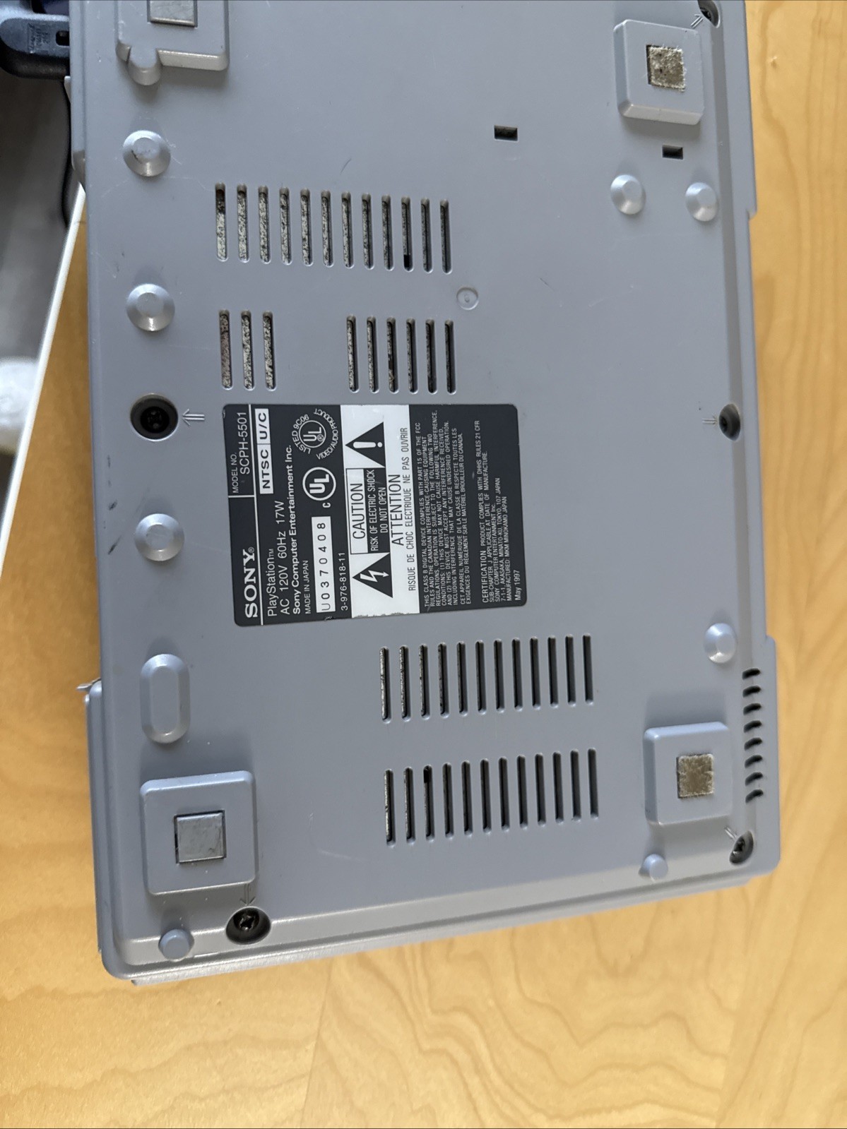 Sony PlayStation 1 PS1 (SCPH-9001) Console Parts/Repair, Not Sure If It Works