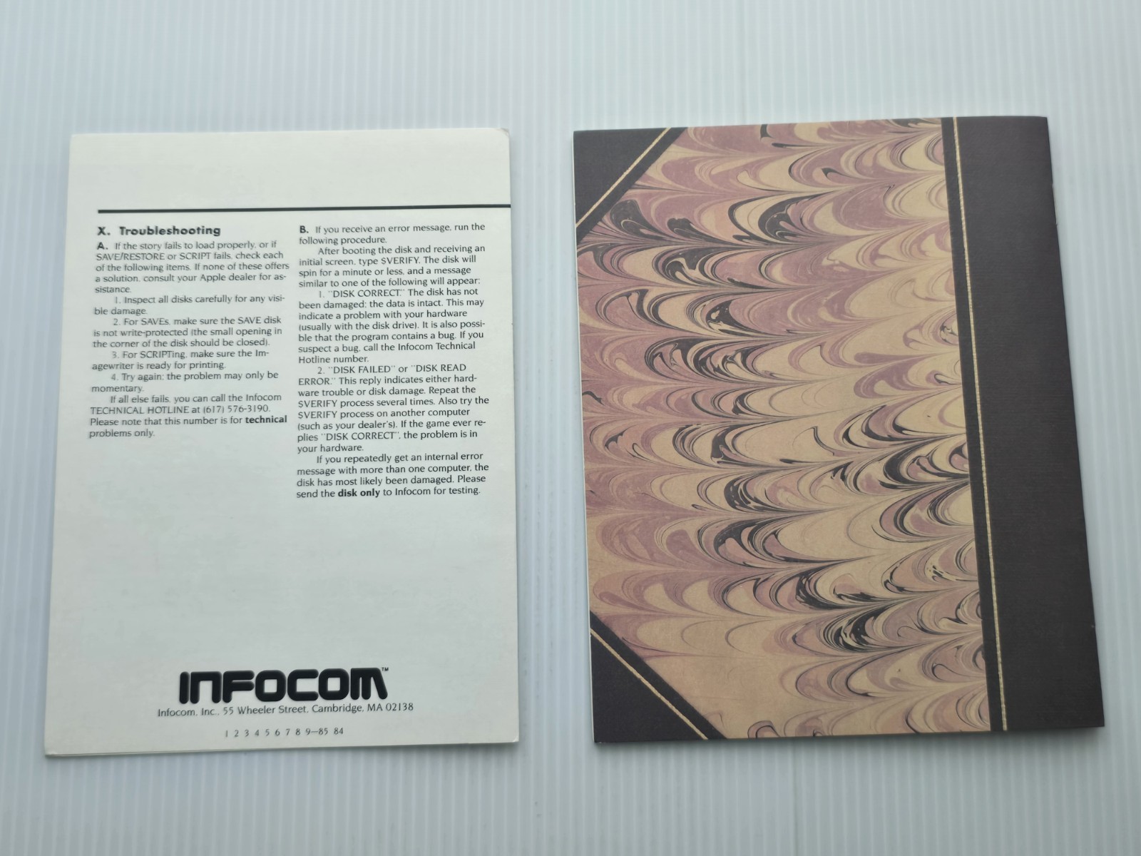 Cutthroats (Macintosh, 1984) Infocom Gray Box
