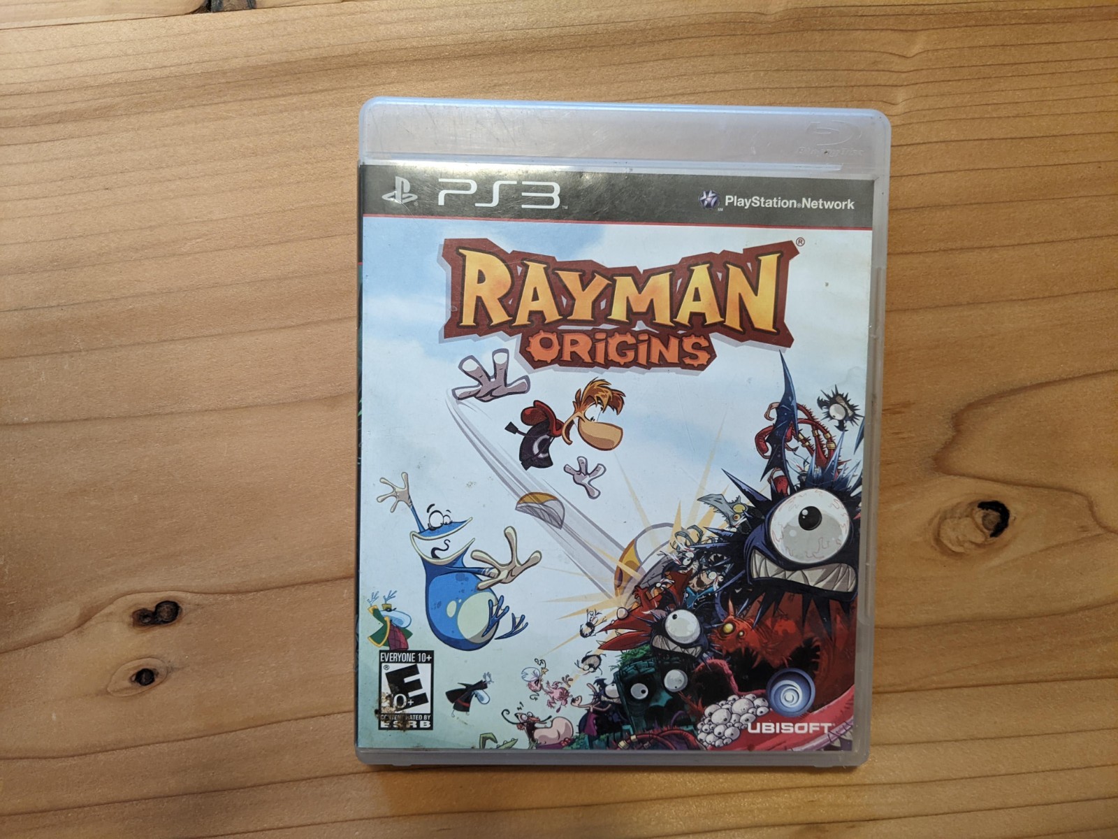 Rayman Origins (Sony PlayStation 3, 2011) Case Artwork and Disc – No Manual