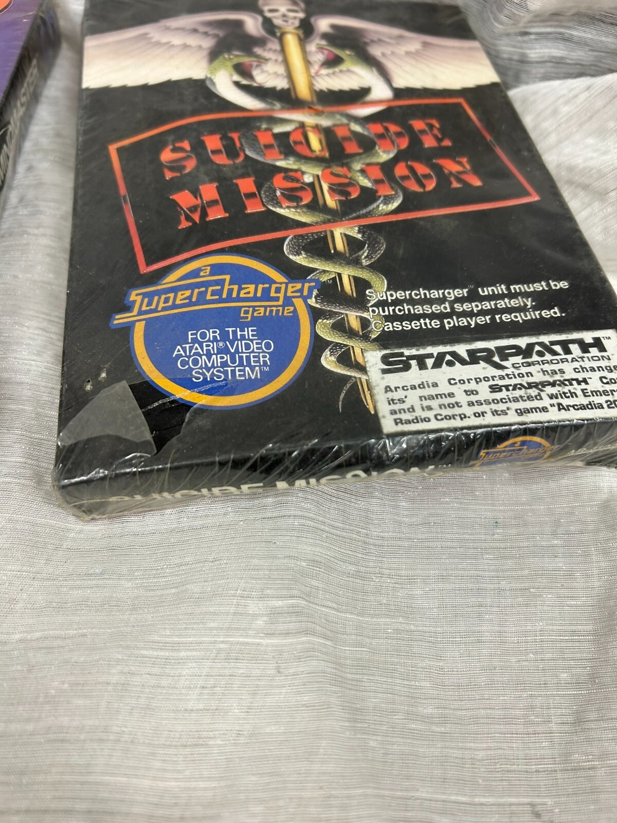 Atari Video Supercharger Games 3 Sealed Suicide Mission Fireball Mindmaster